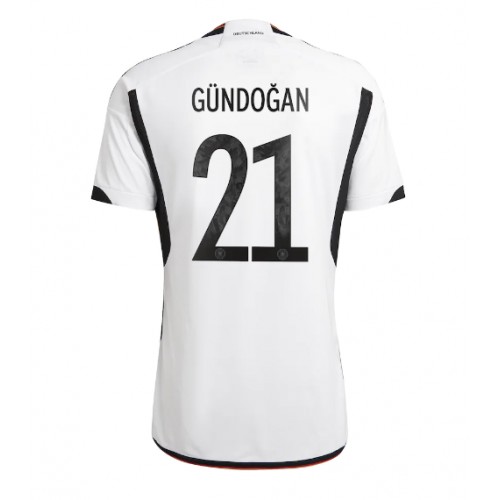 Tyskland Ilkay Gundogan #21 Hemmatröja VM 2022 Kortärmad
